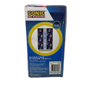 Sonic The Hedgehog Microfiber Window Panels (2) 82 x 63 Long New in Package
